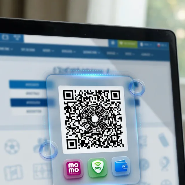 Nạp tiền bằng mã QR trên 1xbet, hỗ trợ ví điện tử, xác nhận giao dịch tức thì không mất phí.